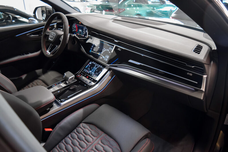 Audi RS Q8 Performance · Daytona Grey · Black Optics Plus · High Spec SUV