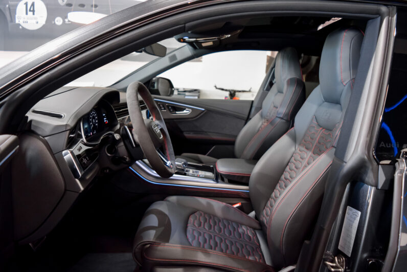 Audi RS Q8 Performance · Daytona Grey · Black Optics Plus · High Spec SUV