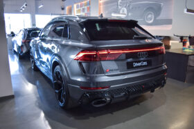 Audi RS Q8 Performance · Daytona Grey · Black Optics Plus · High Spec SUV