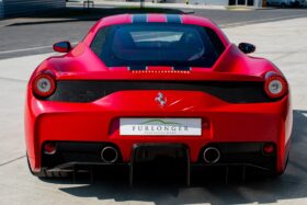Ferrari 458 Speciale · Rosso Corsa · Nero Livery · Collector Example
