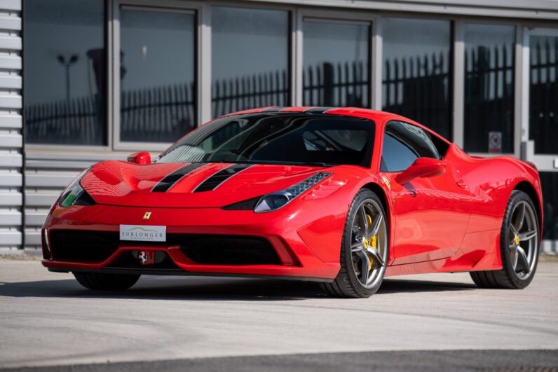 Ferrari 458 Speciale · Rosso Corsa · Nero Livery · Collector Example