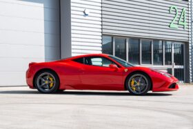 Ferrari 458 Speciale · Rosso Corsa · Nero Livery · Collector Example