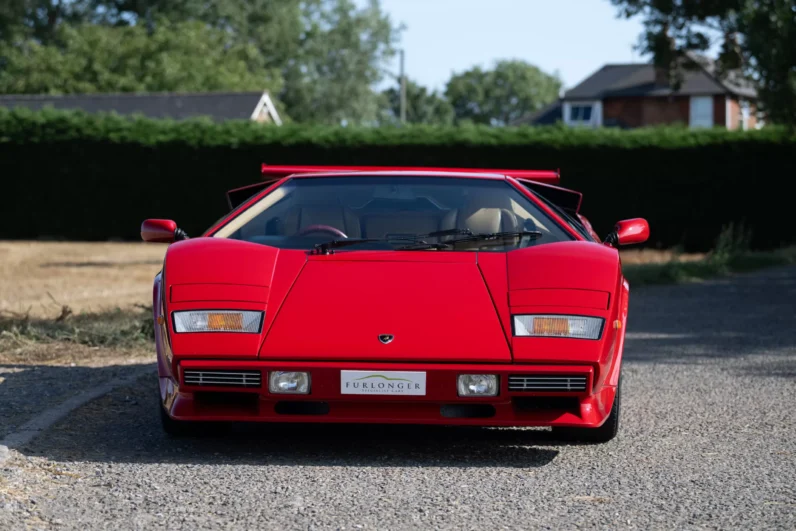 Lamborghini Countach 5000 QV · RHD · Rosso over Tan · Collector Icon