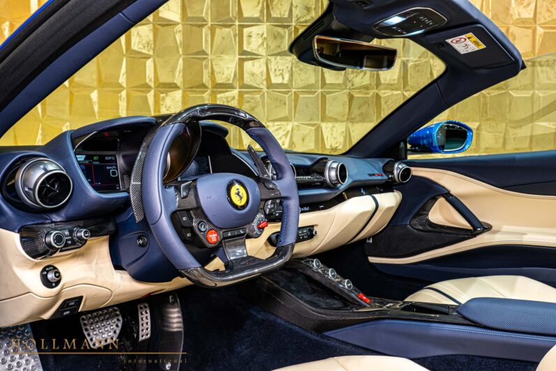 Ferrari 812 GTS · Blu Tour de France · Daytona Seats · Carbon Fibre Specification