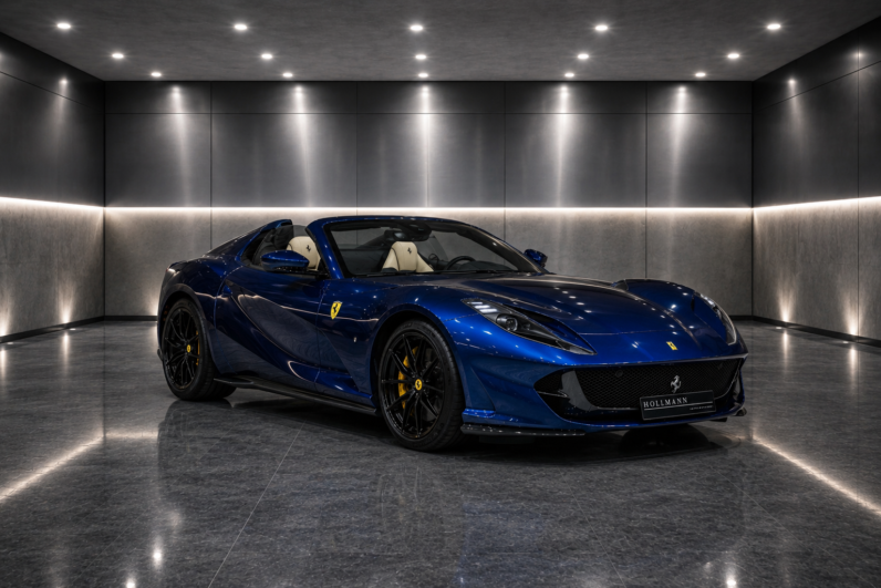 Ferrari 812 GTS · Blu Tour de France · Daytona Seats · Carbon Fibre Specification