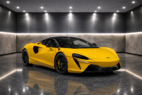 McLaren Artura TechLux · Volcano Yellow · Bowers & Wilkins · Hybrid Supercar