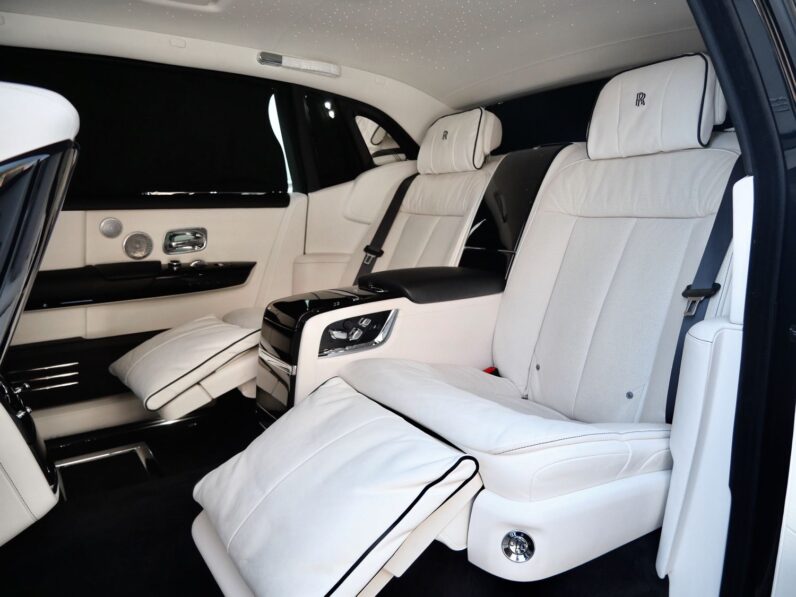 Rolls-Royce Phantom EWB · Black · Grace White Interior · Bespoke Luxury Sedan