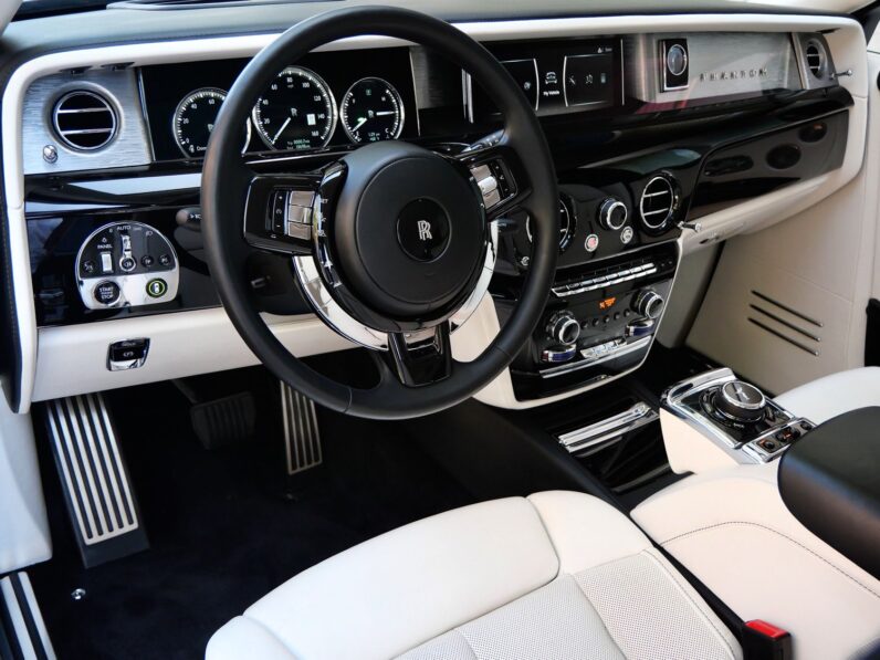 Rolls-Royce Phantom EWB · Black · Grace White Interior · Bespoke Luxury Sedan